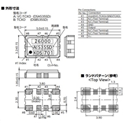 KDS晶振,DSA535SD晶振,無(wú)線通信設(shè)備晶振,1XTQ10000VFA